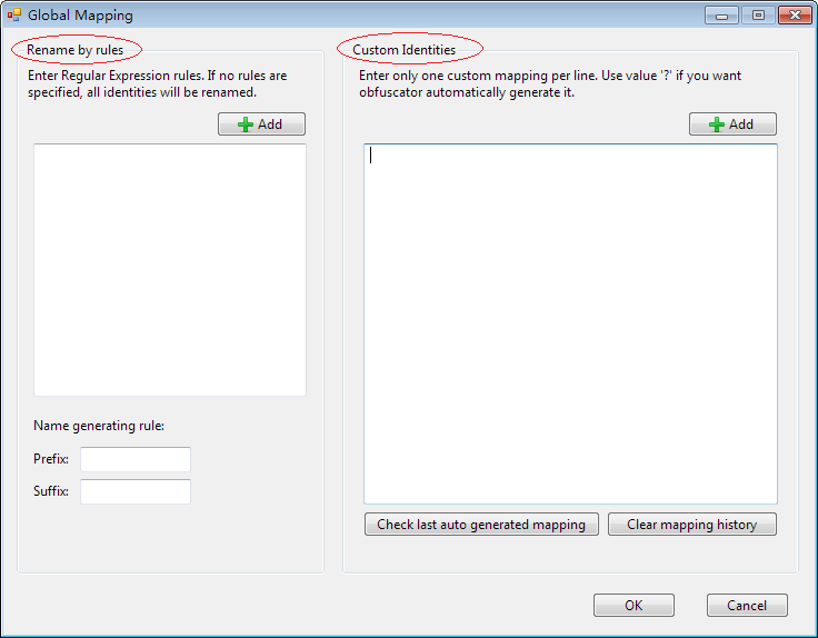 Rename by rules option